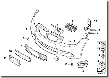 New M3 Coupe Front Bumper