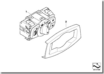 3 Series (E90) Light Switch