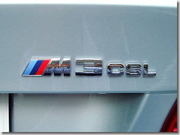 BMW M3 CSL Emblem