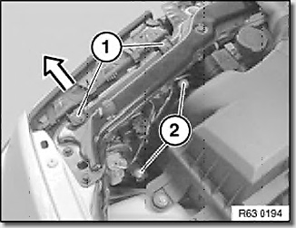 Removing and installing/replacing headlight