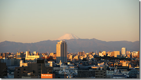 Mt. Fuji from Shinagawa