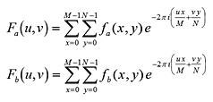 Phase Only Correlation Formula