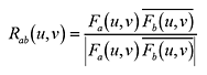 Phase Only Correlation Formula