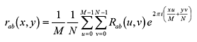 Phase Only Correlation Formula