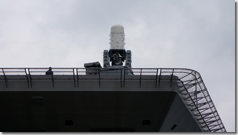 ヘリ搭載護衛艦「いずも」 近接防御火器システム CIWS
