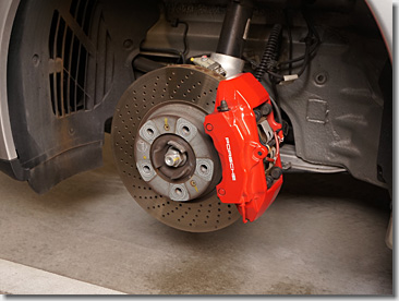 Porsche 997, Wheel Spacer, Red Painting, DIY