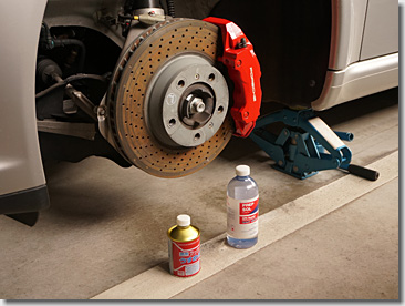 Porsche 997, Wheel Spacer, Red Painting, DIY