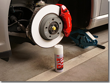 Porsche 997, Wheel Spacer, Red Painting, DIY