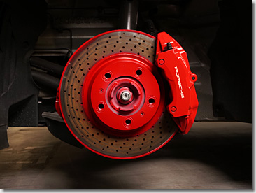 Porsche 997, Wheel Spacer, Red Painting, DIY