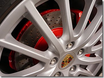 Porsche 997, Wheel Spacer, Red Painting, DIY