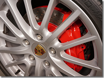 Porsche 997, Wheel Spacer, Red Painting, DIY