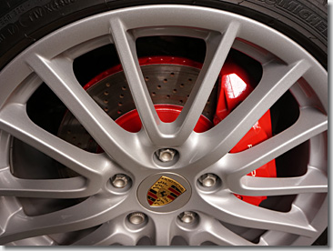 Porsche 997, Wheel Spacer, Red Painting, DIY