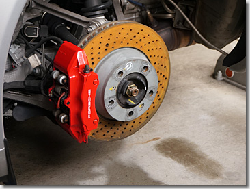 Porsche 997, Wheel Spacer, Red Painting, DIY