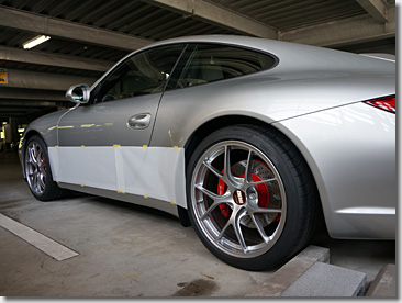 Porsche 911 Carrera S, Original Side Logo