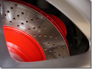 Porsche 997, Wheel Spacer, Red Painting, DIY