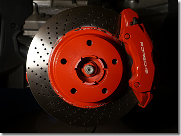 Porsche 997, Wheel Spacer, Red Painting, DIY