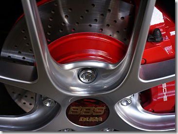 Porsche 997, Wheel Spacer, Red Painting, DIY