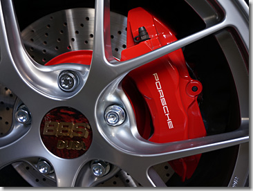 Porsche 997, Wheel Spacer, Red Painting, DIY