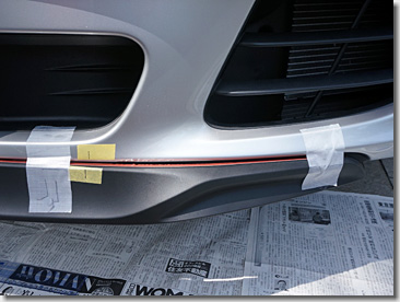 Porsche 997, Front Lip Spoiler, DIY