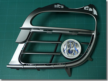 Porsche 911 Type 997, Front Grill, HID Fog Lamp, DIY