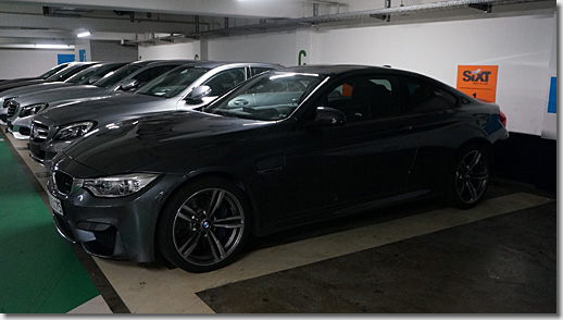 SIXT Rent a Car, BMW M4 Coupe, Stuttgart