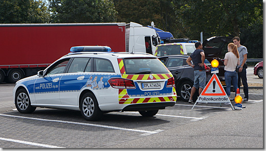 Deutsche Autobahn, Deutsche Polizei