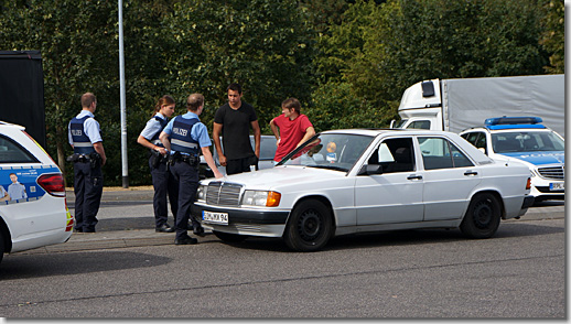 Deutsche Autobahn, Deutsche Polizei