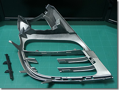 Porsche 911 Type 997, Front Mesh Grill, HID Fog Lamp, DIY