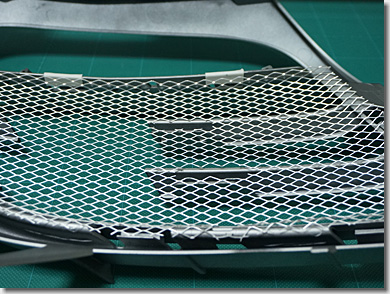 Porsche 911 Type 997, Front Mesh Grill, HID Fog Lamp, DIY