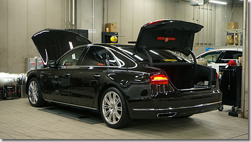 Audi A8 Taxi Black