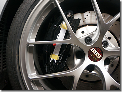 Red Caliper Paint, Audi R8 V10 5.2 FSI quattro