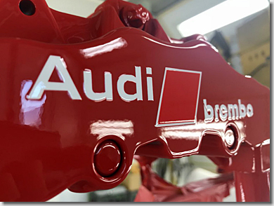 Red Caliper Paint, Audi R8 V10 5.2 FSI quattro