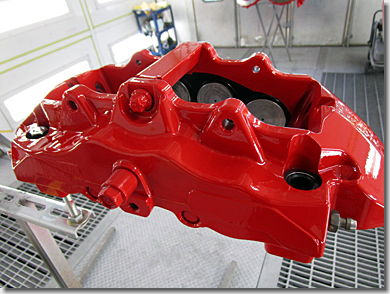 Red Caliper Paint, Audi R8 V10 5.2 FSI quattro