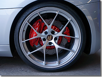 Red Caliper Paint, Audi R8 V10 5.2 FSI quattro