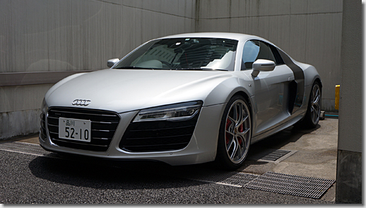 Audi R8 Quattro Carbon Side Logo, 3M Japan Car Wrapping Film