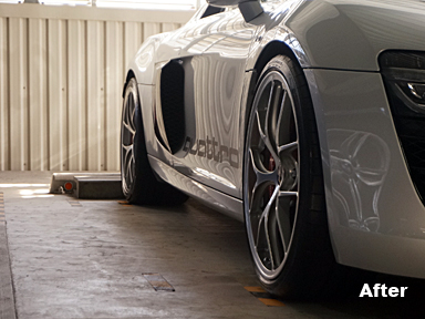 Audi R8 Wide Spacer, BBS RI-D 20inch