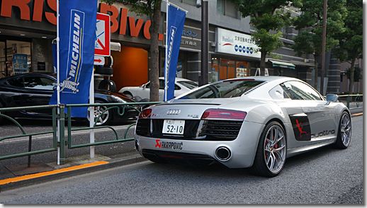 Audi R8 Akrapovic Rear Sticker