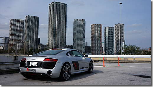 Tokyo-Bay Tatsumi Parking Area, Audi R8