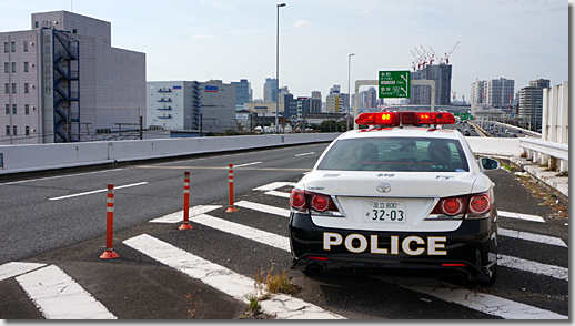 Tokyo-Bay Tatsumi Parking Area, Police Car