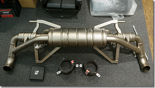 Audi R8 Akrapovic Slip-On Line Titanium Exhaust System