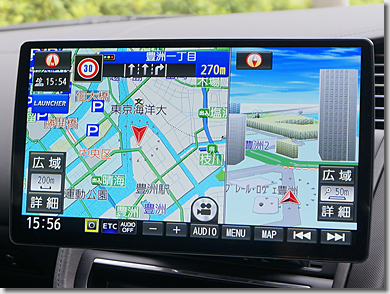 Audi R8, Panasonic Car Navigation System Strada CN-F1X10BD