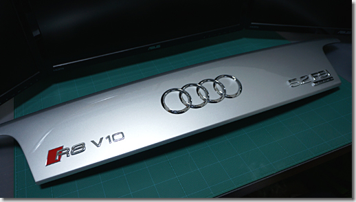 Audi R8, Bumper Cover Center Section, Removing and Installing
