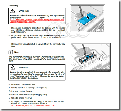 Audi R8, How to Remove Front Seat