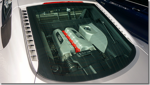 Engine Mesh Cover Painting for Audi R8