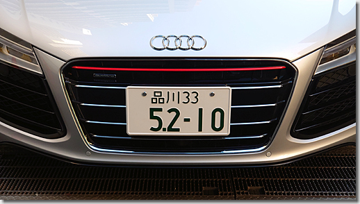 Audi R8 Quattro Front Grill Stripe