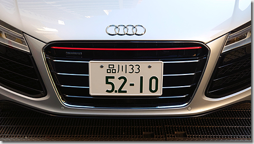 Audi R8 Quattro Front Grill Stripe
