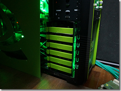 nVIDIA Water-Cooling PC RAID5 Disk Array