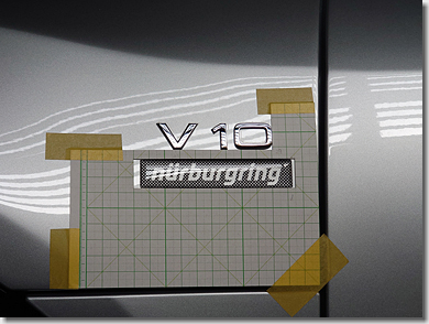 Nurburgring Sticker Tuning for Audi R8