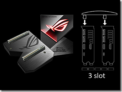 nVIDIA ROG NVLink Bridge for Dual CPU Machine