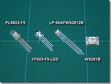 Addressable Full Color LED PL9823-F5 YF923-F5-LED LP-50AFWS2812B WS2812B